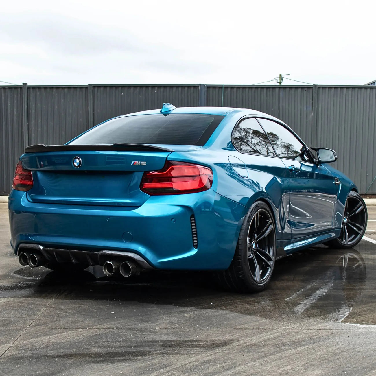 BMW M2 F87 Pre-Preg Dry Carbon Fibre Diffuser By OPTIC (2015-2021)