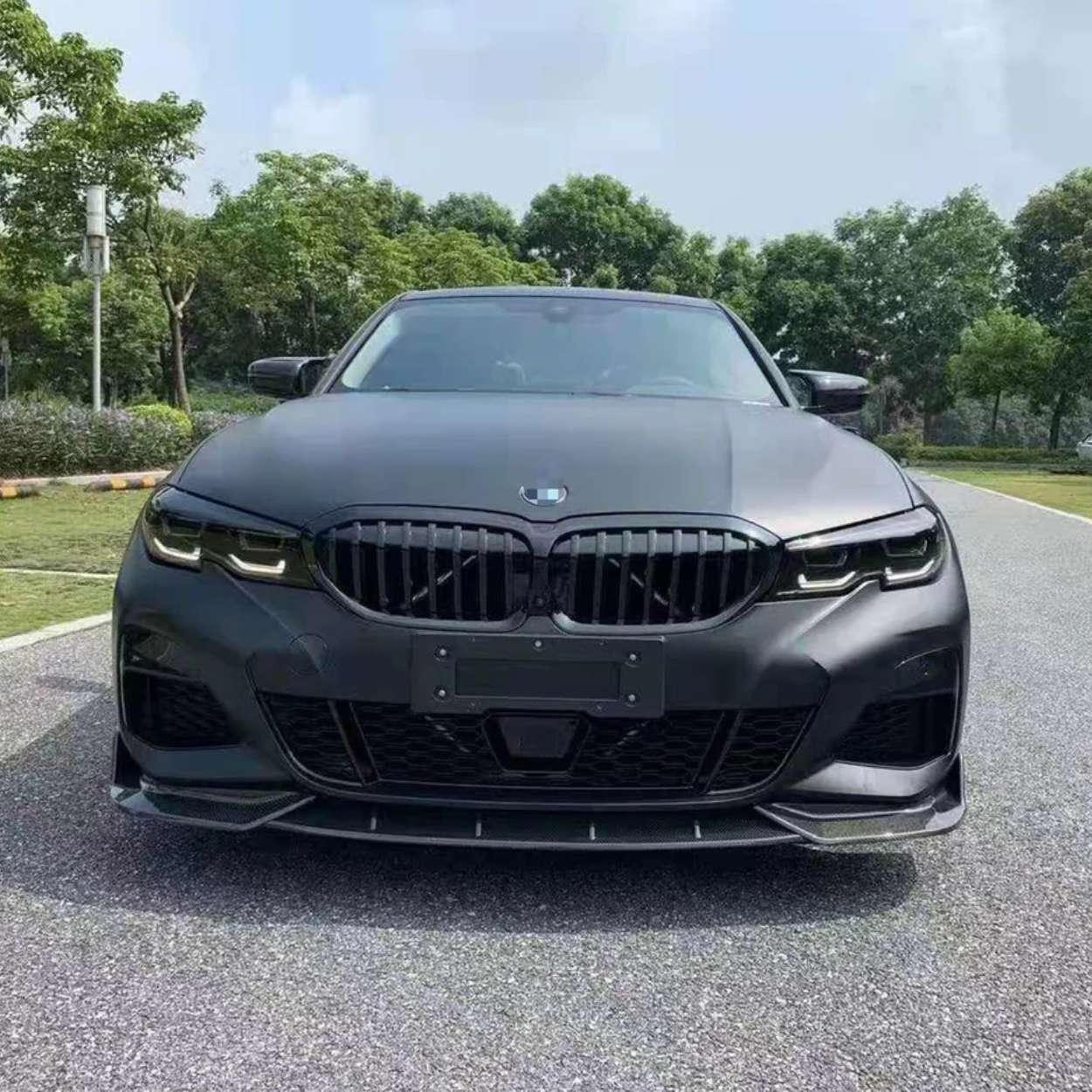 BMW 3er G20/G21 M-Sport Carbon Fd Stil Frontlippe (2019-2022)