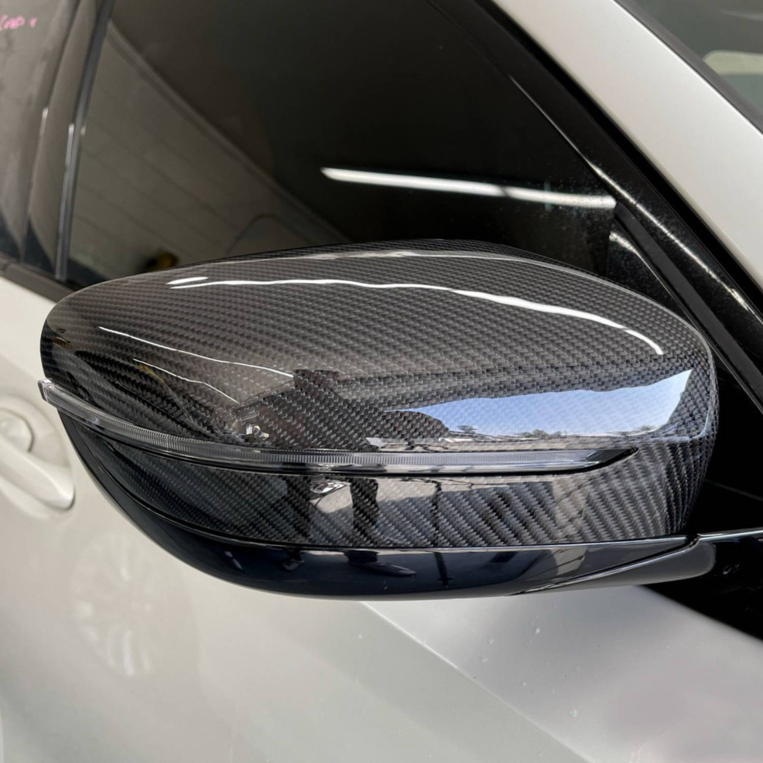 BMW 2/3/4/5 Series G42/G20/G22/G26/G30 Pre-Preg Dry Carbon Fibre Mirror Covers By OPTIC (2017+)