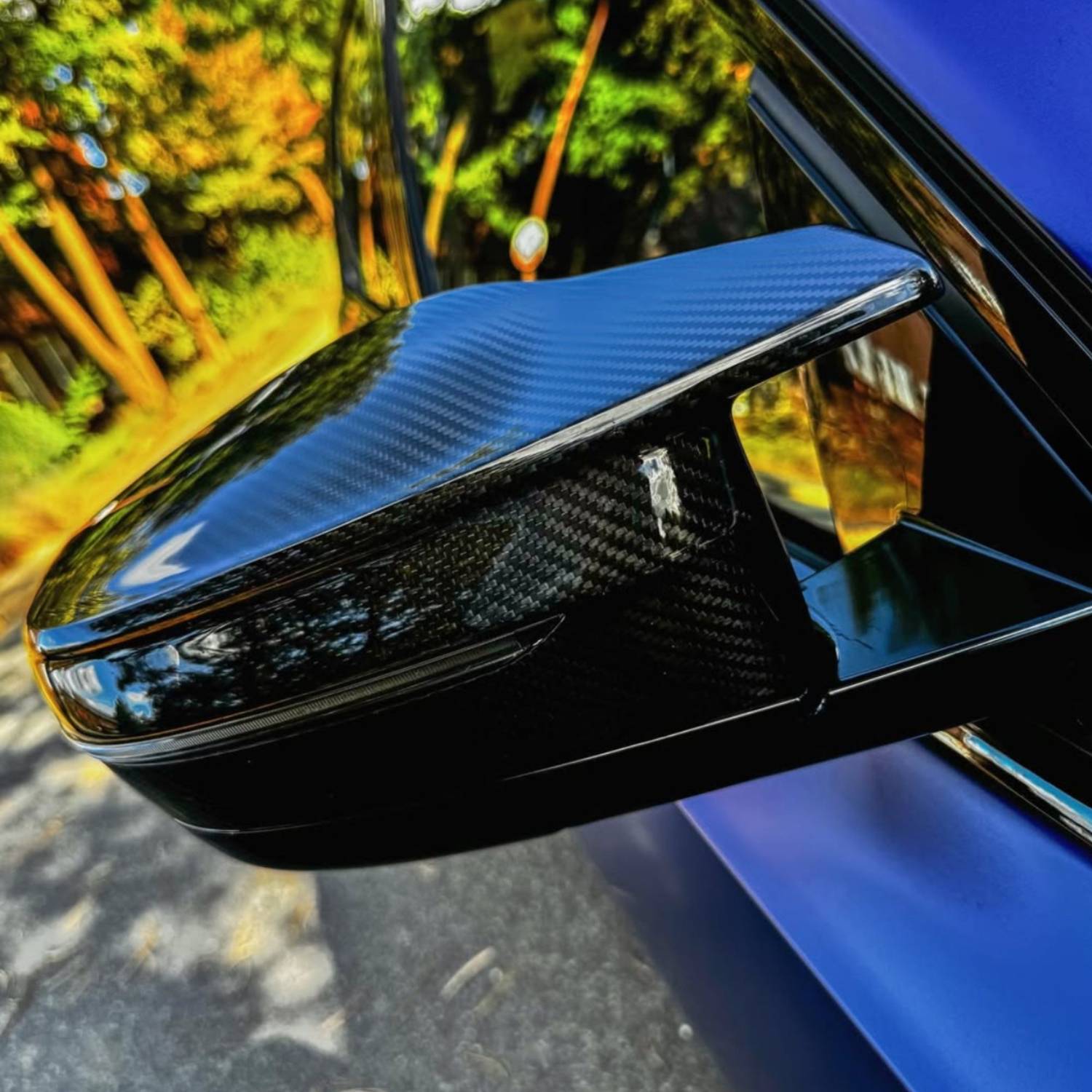 BMW 2/3/4/5 Series G42/G20/G22/G26/G30 Pre-Preg Dry Carbon Fibre M-Style Mirror Covers By OPTIC (2017+)