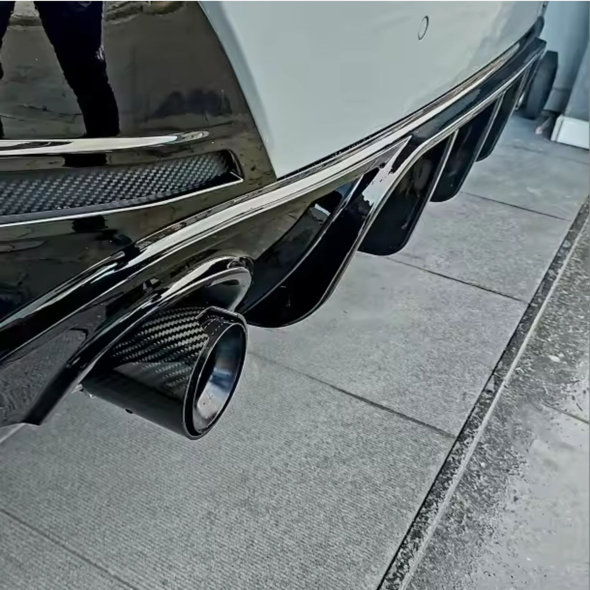 BMW 3er G20/G21 | 320D/330i/320i Gerade Carbon Endrohrblenden