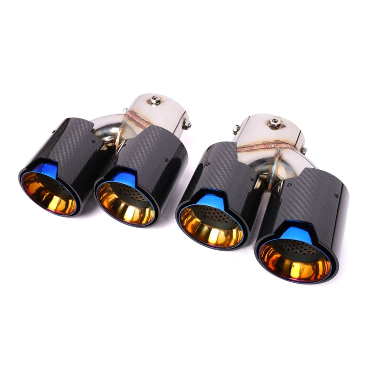 BMW Série 2/3/4 | G42/G20/G22 | M240i/M340i/M440i Embouts d'échappement quadruples en carbone