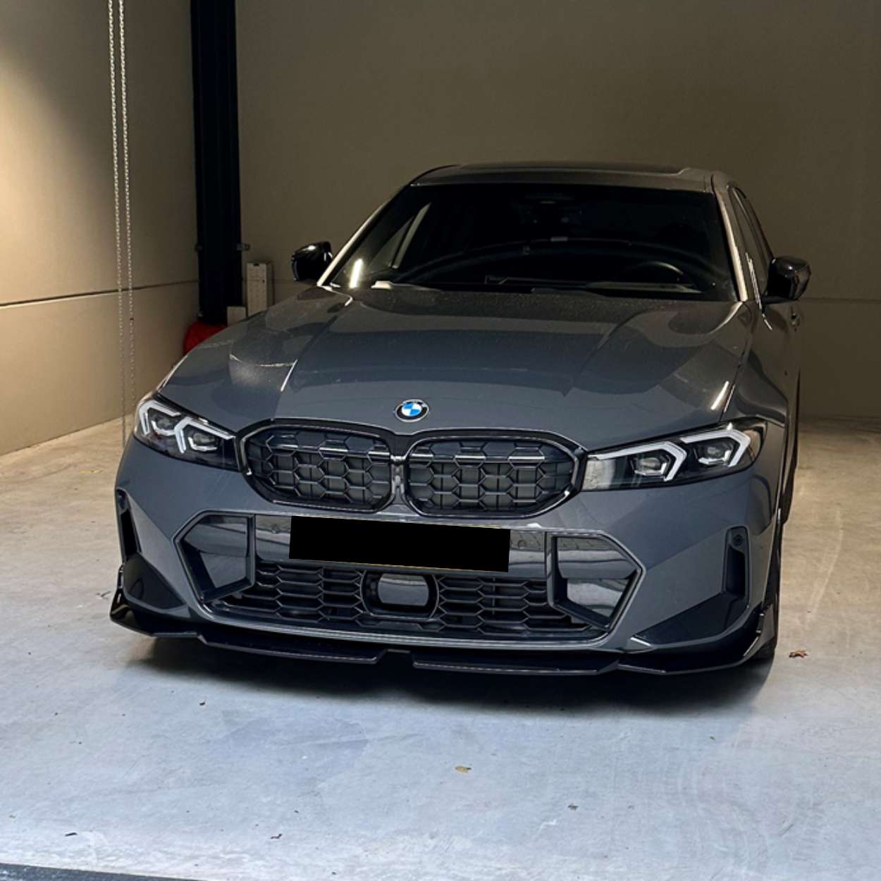 BMW Série 3 G20/G21 LCI M-Sport Style MP Noir brillant Lame avant (2022+)