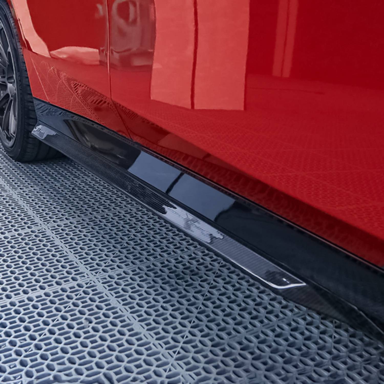 BMW Série 5 G60 G61 Carbone Pré-imprégné Style Mp Extensions de bas de caisse par OPTIC (2024+)