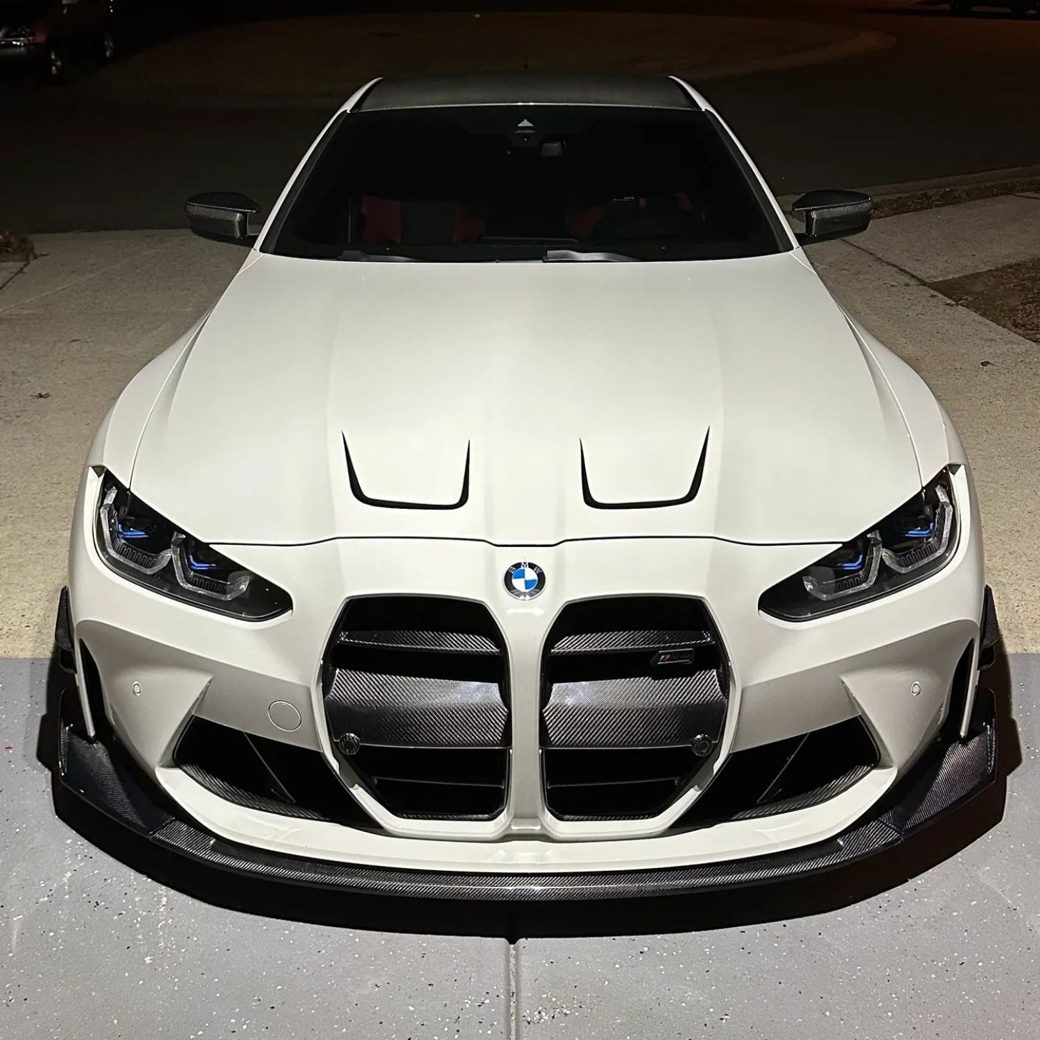 BMW M3 G80 G81 / M4 G82 G83 Carbone Pré-imprégné Style CSL Lame avant par OPTIC (2021+)