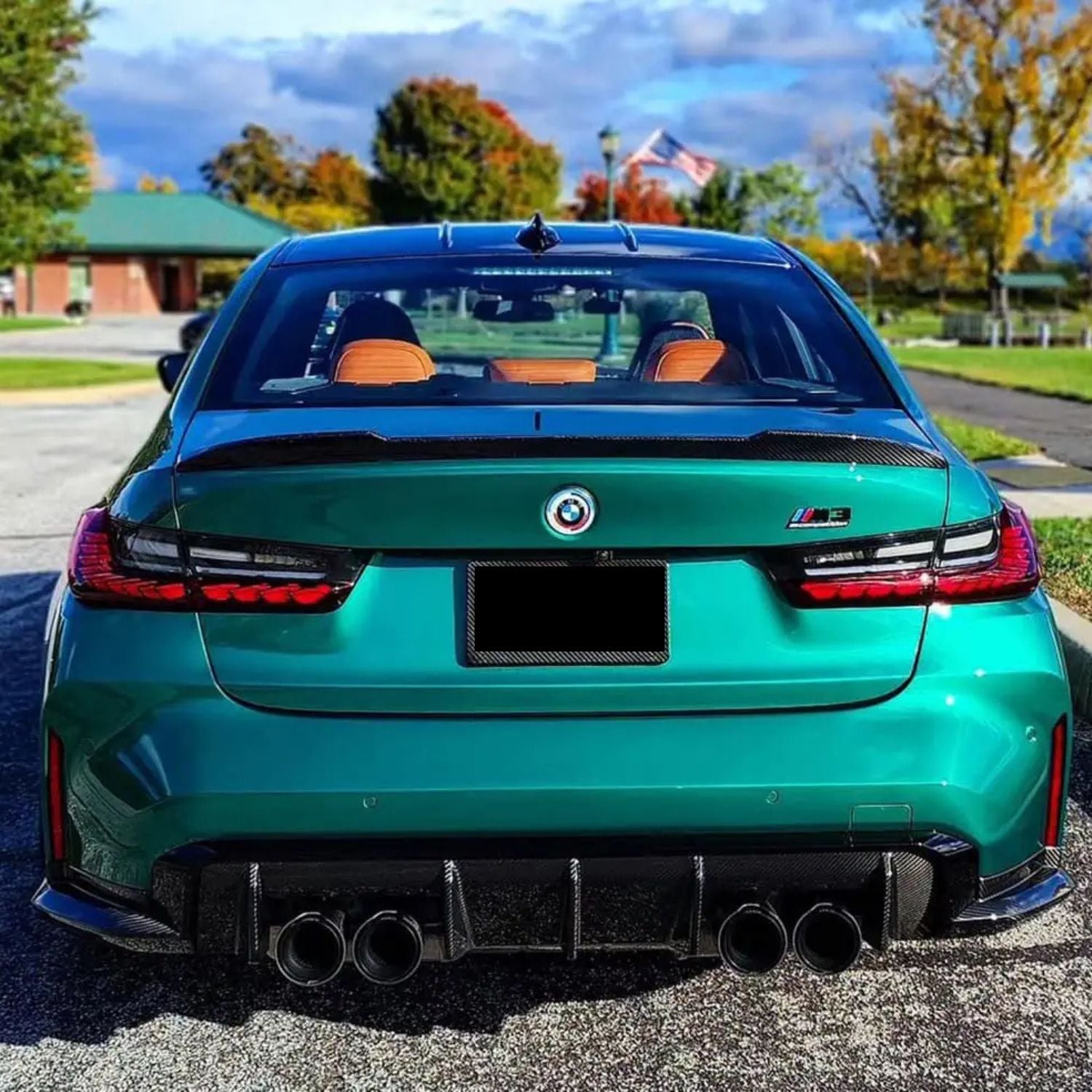 BMW M3 G80 G81 / M4 G82 G83 Prepreg-carbon OeM-Stil Diffusor von OPTIC (2021+)