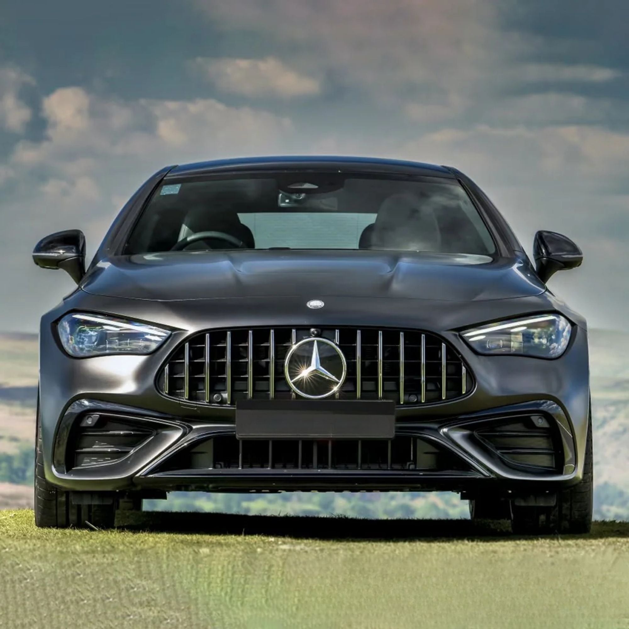 Calandre Mercedes CLE C236 Noir Brillant Style Panamericana GT (2023-2025)