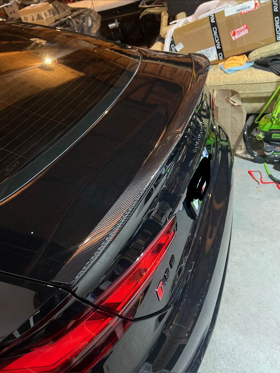 Audi A5 S5 RS5 B9 Sportback Pre-Preg Dry Carbon Fibre M Style Rear Spoiler By OPTIC (2017-2024)