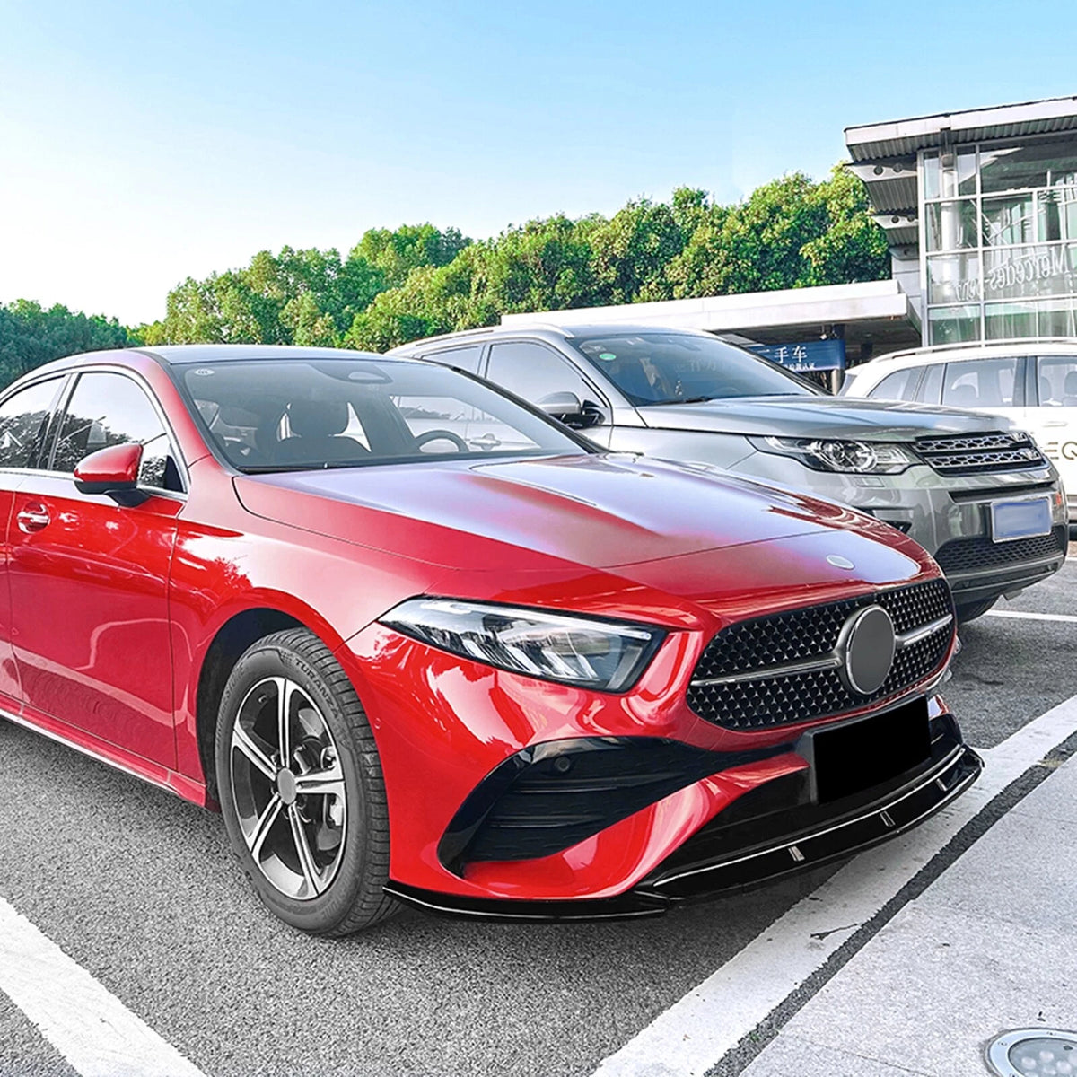 Mercedes A-Class W177/A35 Facelift AMG Style Gloss Black Front Lip Splitter (2023-2025)