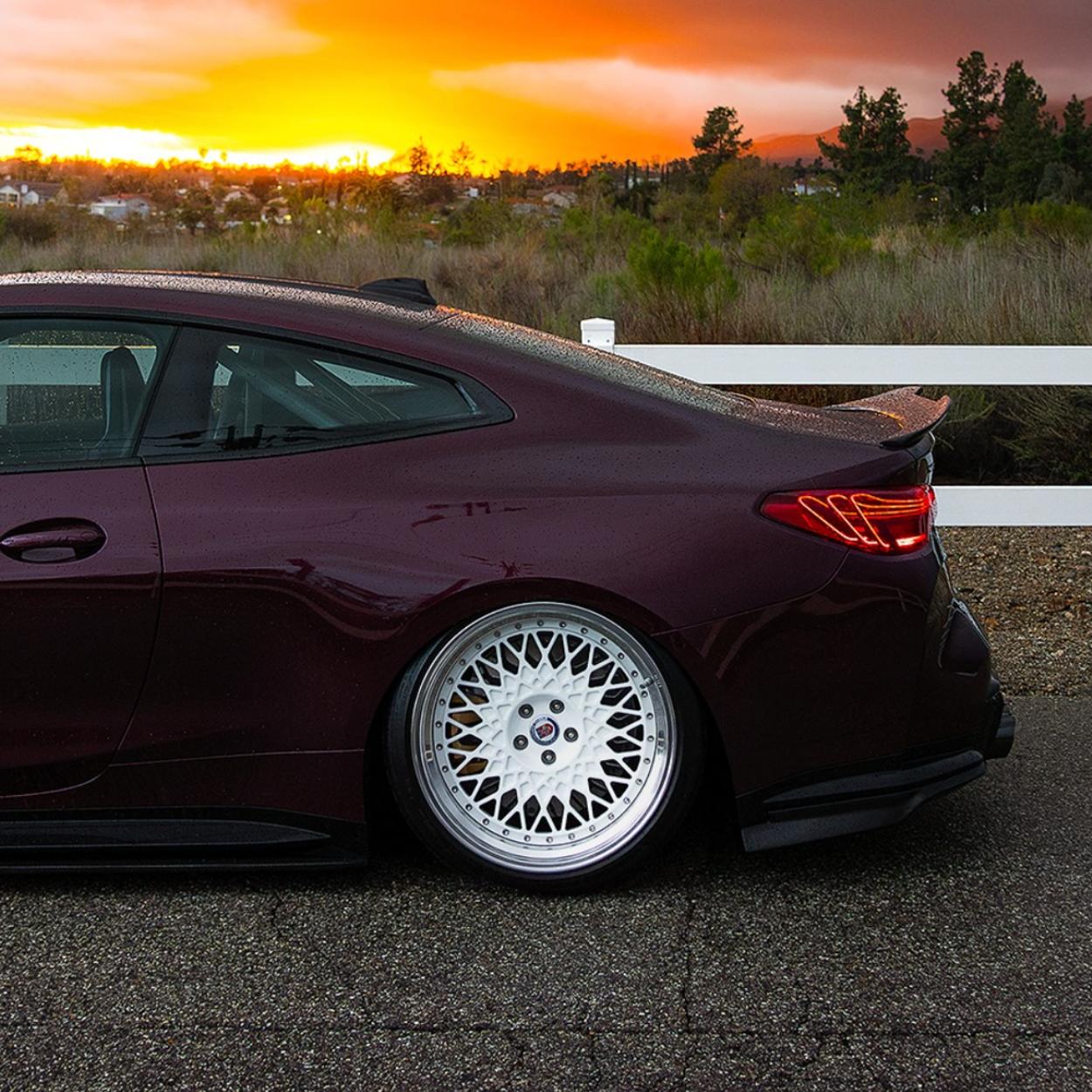 BMW Série 4 G22 / M4 G82 Carbone Pré-imprégné Style Psm Ducktail Becquet arrière par OPTIC (2020+)