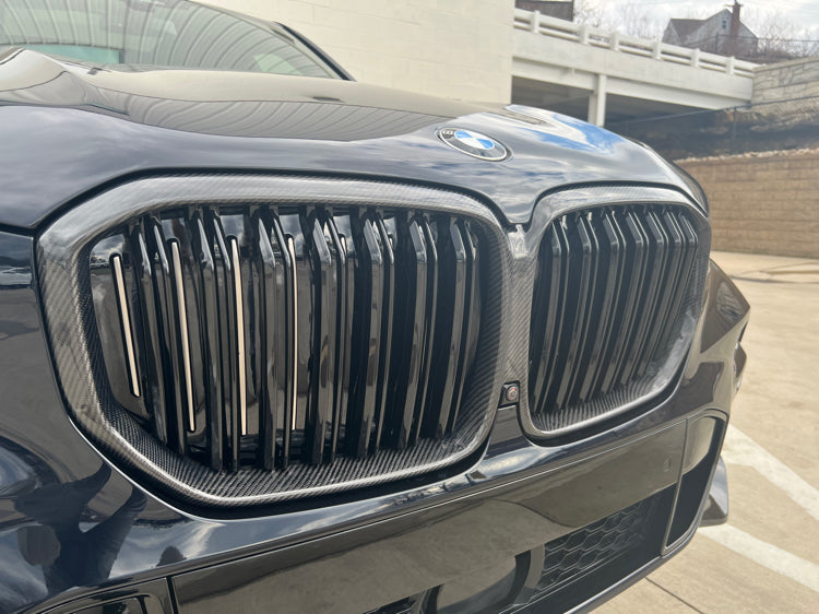 BMW X5/X5M G05/F95 Carbon Einzellamellen Nieren Grill (2018-2023)