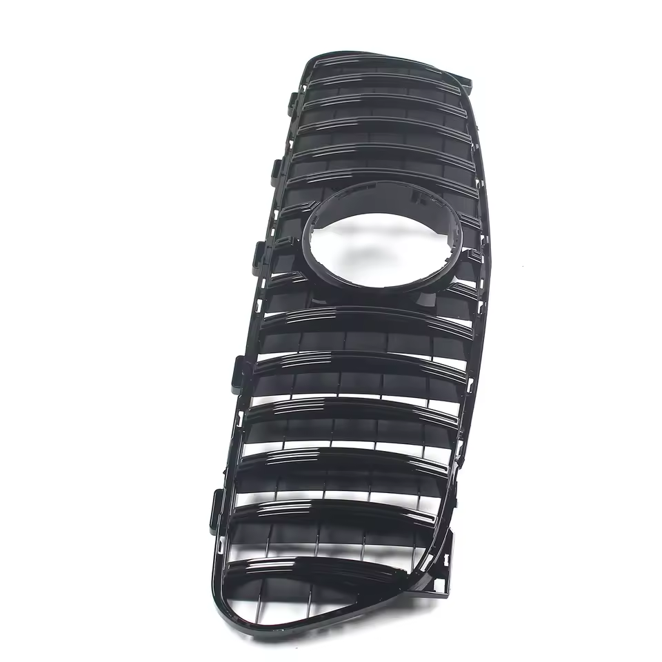 Mercedes GLA X156 Facelift Hochglanz Schwarze Panamericana GT Style Grill (2017-2020)