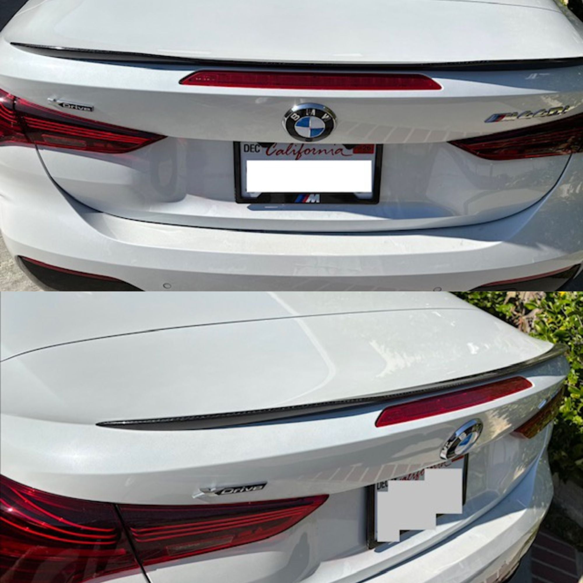 BMW 4 Series G23 / M4 G83 Convertible Pre-Preg Dry Carbon Fibre MP Style Rear Spoiler By OPTIC (2020+)