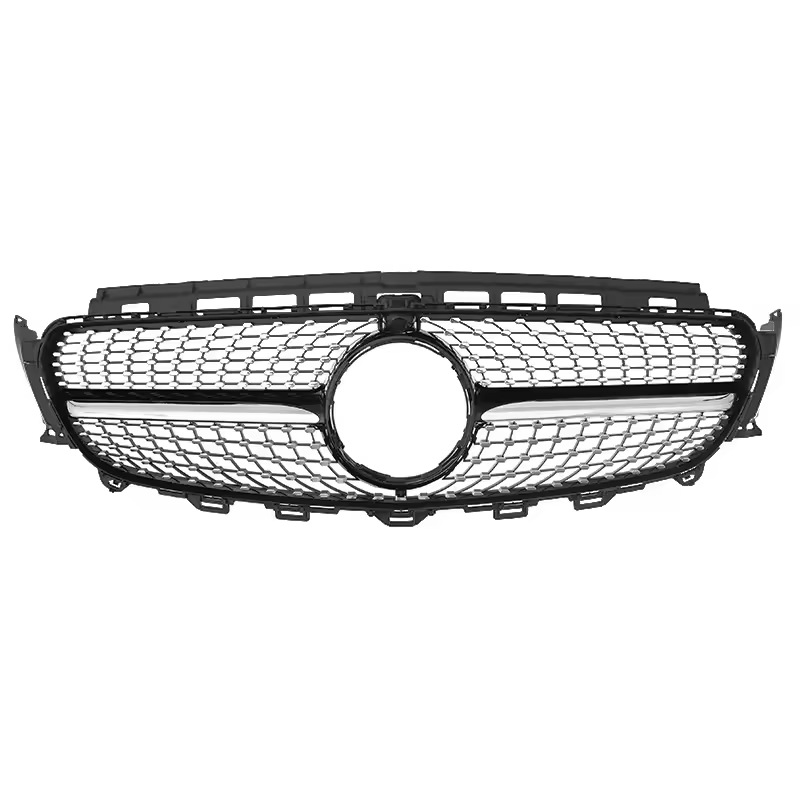 Mercedes E-Klasse W213 Hochglanz Schwarze Chrom Diamant Style Grill (2016-2020)