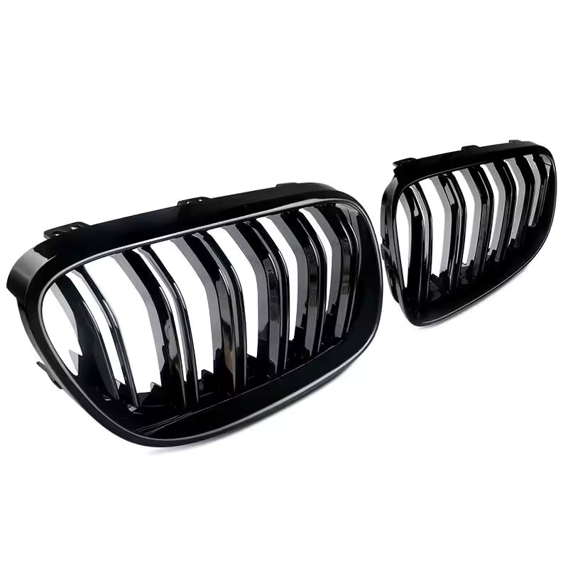 <tc>BMW 3er E92/E93 LCI Hochglanz Schwarze Doppellamellen Nieren Grill (2010-2013)</tc>