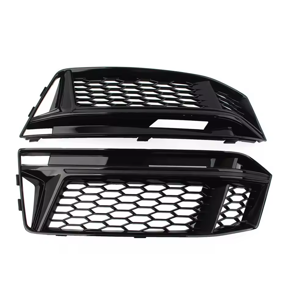 Grilles d’antibrouillard noires brillantes Audi A4/S4 B9 (2016-2019)