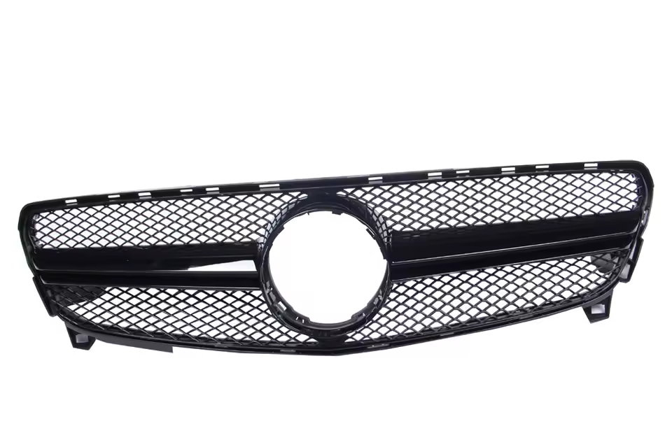 Mercedes A-Klasse W176 Facelift Hochglanz Schwarze AMG Style Grill (2016-2018)