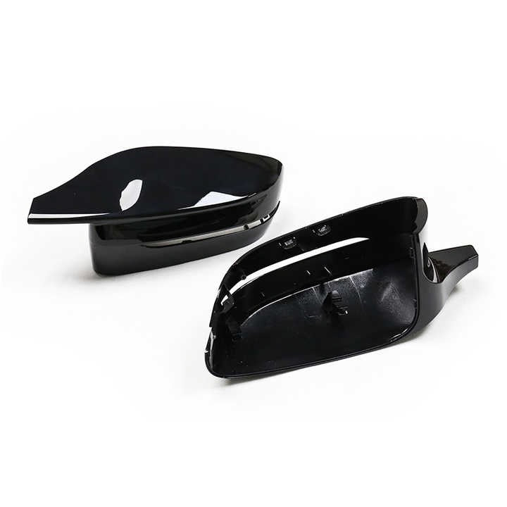 BMW 8er G14 G15 G16 M-Stil Schwarz Hochglanz Spiegelkappen (2018+)