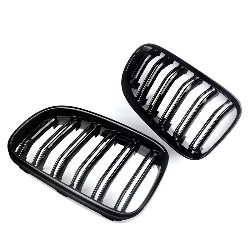 <tc>BMW 3er E92/E93 LCI Hochglanz Schwarze Doppellamellen Nieren Grill (2010-2013)</tc>