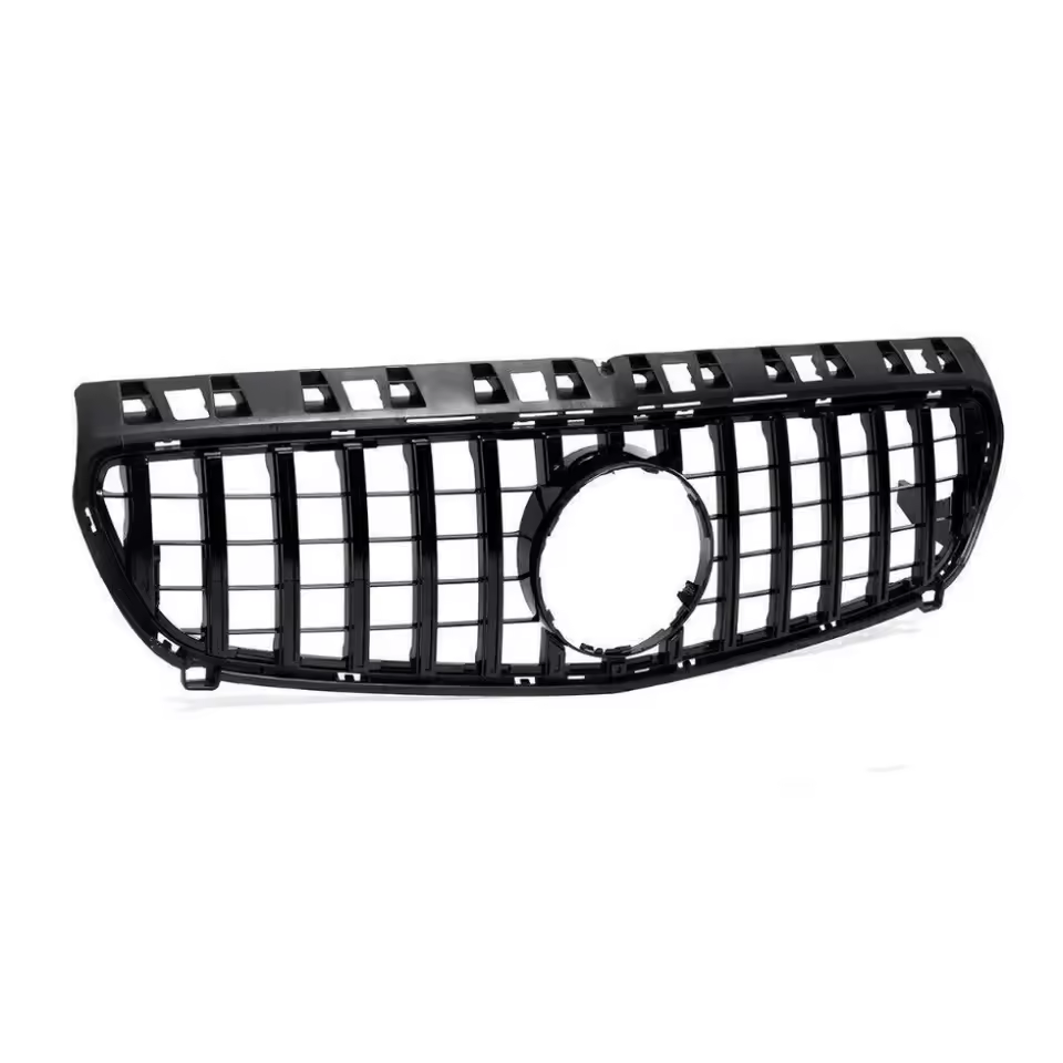 Mercedes A-Klasse W176 Hochglanz Schwarze Panamericana GT Style Grill (2012-2015)