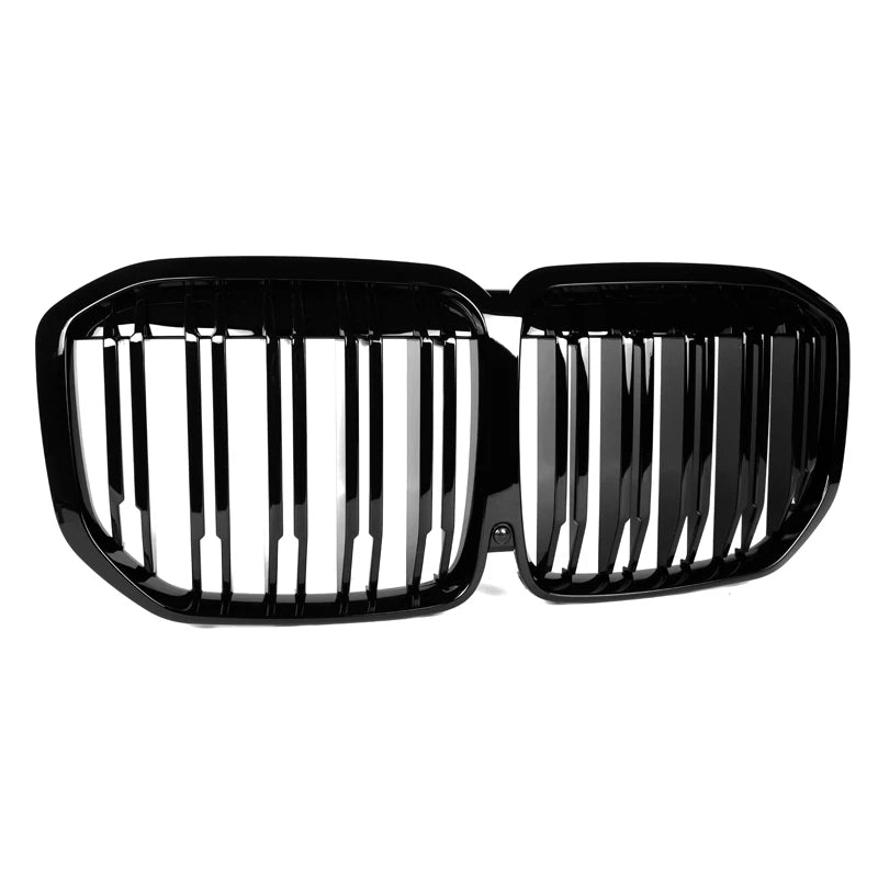 BMW X7 G07 Gloss Black Double Slat Front Grills (2019-2022)
