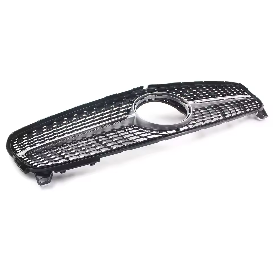 Mercedes A-Klasse W176 Facelift Hochglanz Schwarze Diamant Style Grill (2016-2018)