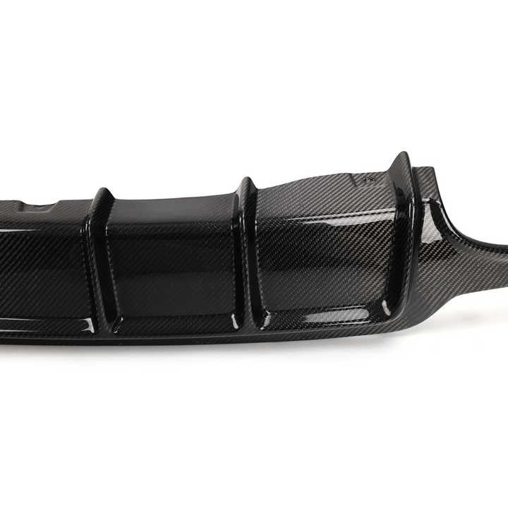 BMW Série 4 F32 F33 F36 Échappement Quad Carbone Style M Performance Diffuseur (2014-2019)