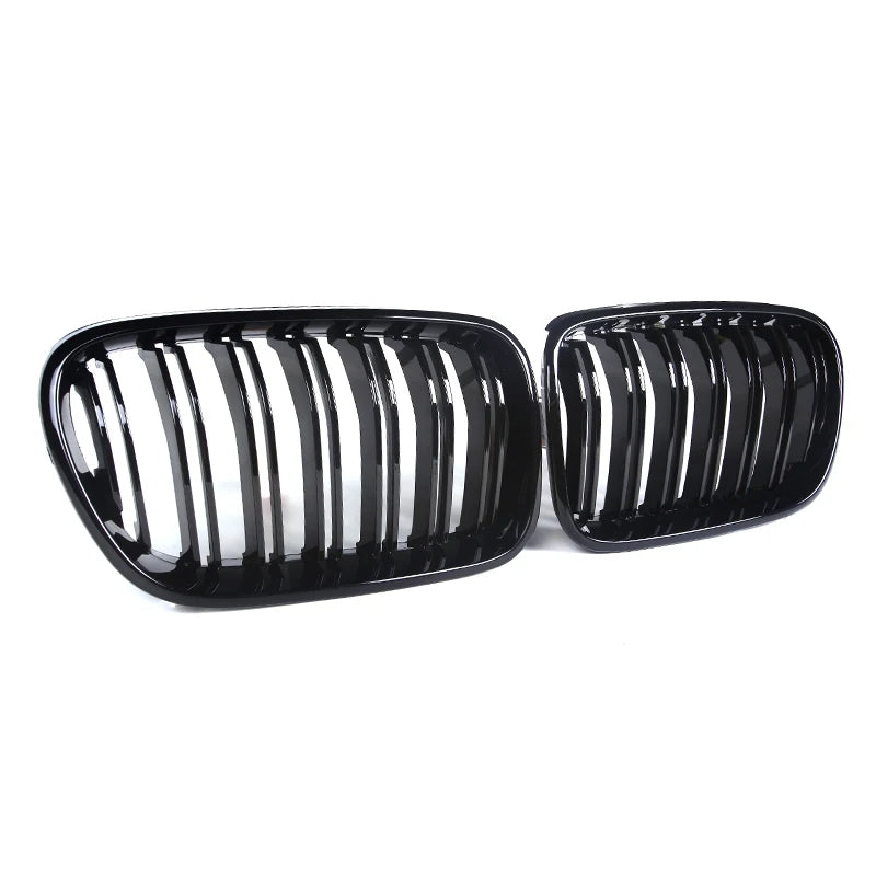 BMW X3/X4 F25/F26 Schwarz Hochglanz Doppellamellen Nieren Grill (2010-2013)