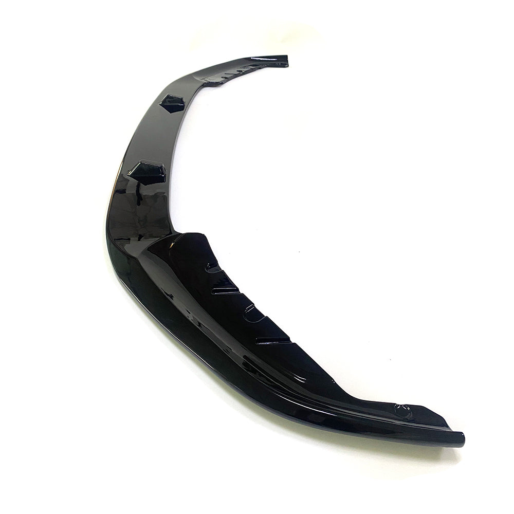 BMW 5 Series G30 LCI M-Sport Gloss Black MP Style Front Lip Splitter (2021-2023)