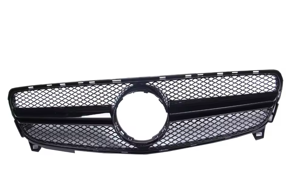 Mercedes A-Klasse W176 Facelift Hochglanz Schwarze AMG Style Grill (2016-2018)