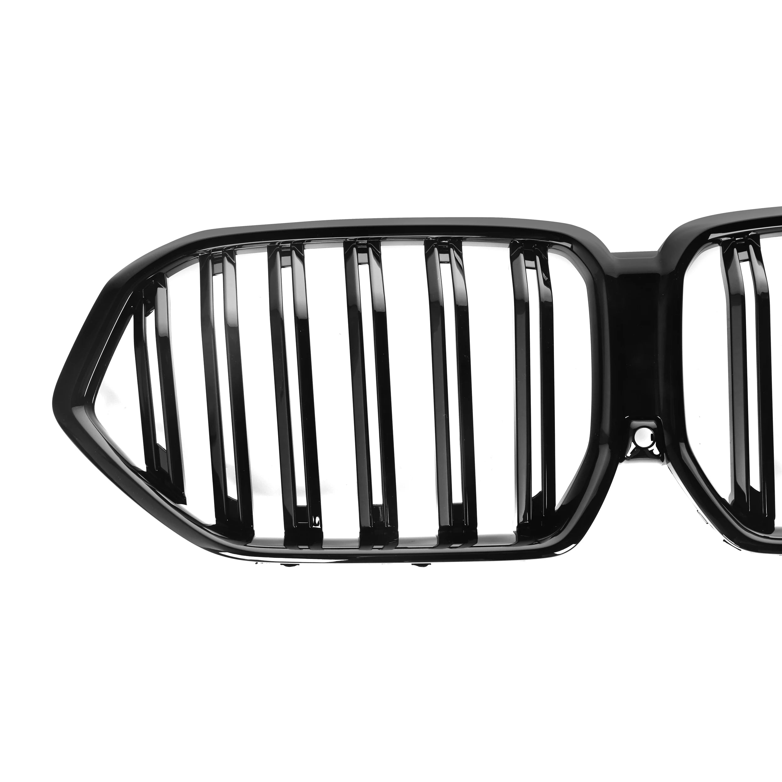 BMW X6 & X6M G06 F96 LCI Gloss Black Double Slat Front Grills (2023+)