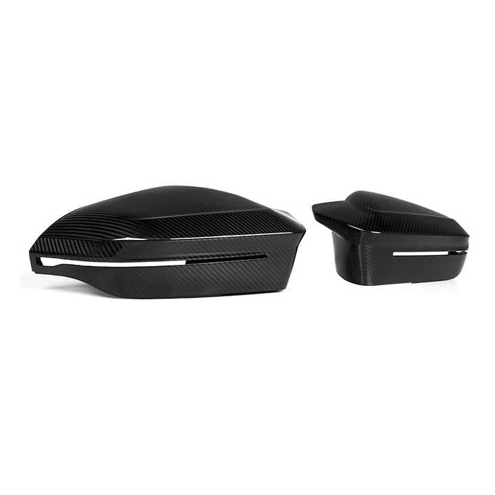 BMW Série 5 G60 G61 & M5 G90 G99 Style M Carbone Pré-imprégné Coques de rétroviseur par OPTIC (2024+)