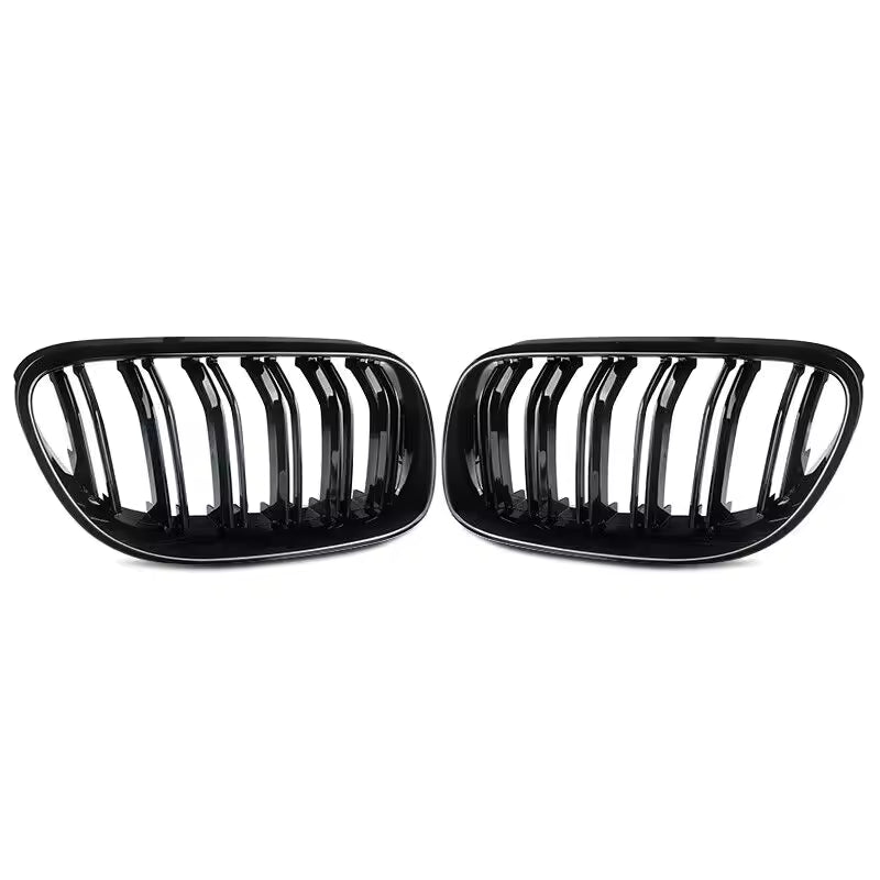 <tc>BMW 3er E92/E93 LCI Hochglanz Schwarze Doppellamellen Nieren Grill (2010-2013)</tc>