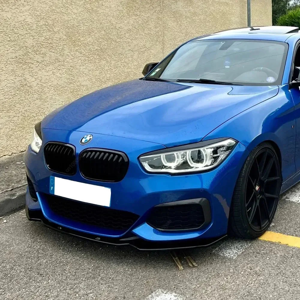 BMW 1er F20/F21 PRE-LCI Competition Stil Schwarz Hochglanz Frontlippe (2011-2014)