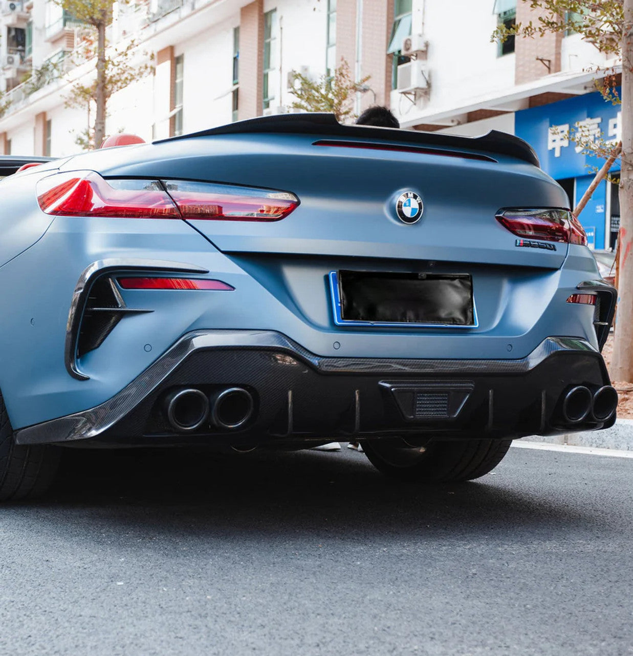 BMW Série 8 G14 / M8 F91 Cabriolet Carbone Pré-imprégné Style Ac Becquet arrière par OPTIC (2018+)