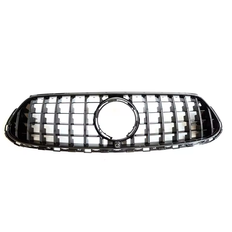 Mercedes GLE W166 SUV Hochglanz Schwarze Panamericana GT Style Grill (2015-2019)