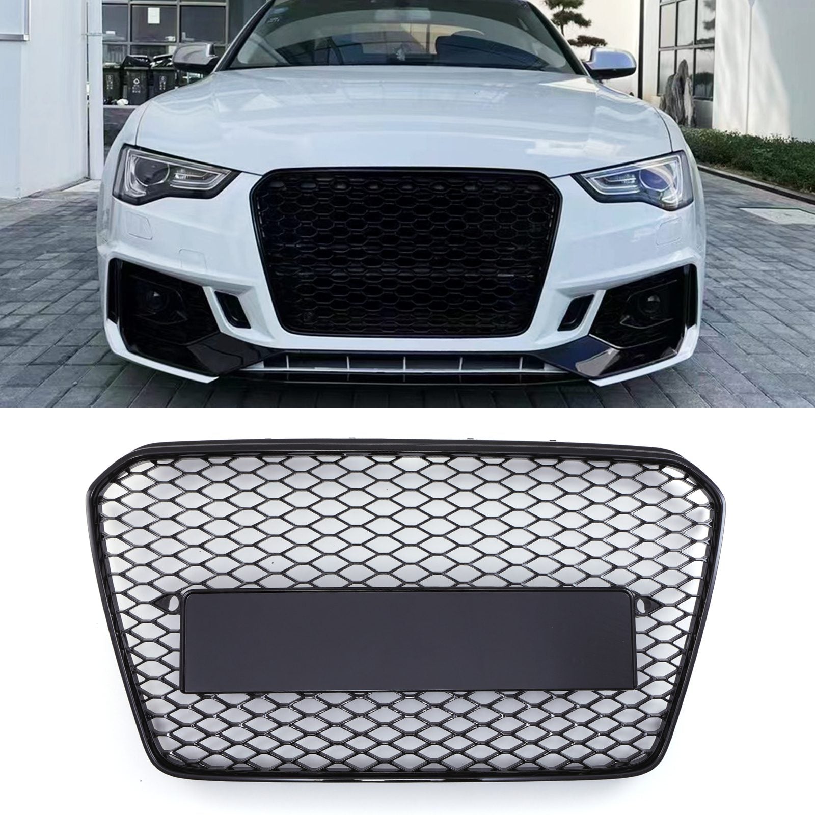 Audi A5/S5 B8.5 RS5 Style Hochglanz Schwarze Wabengrill (2012-2016)