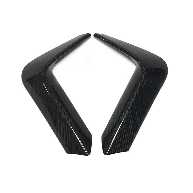 BMW M3 F80 / M4 F82 F83 Pre-Preg Dry Carbon Fibre Rear Bumper Fins By OPTIC (2012-2018)