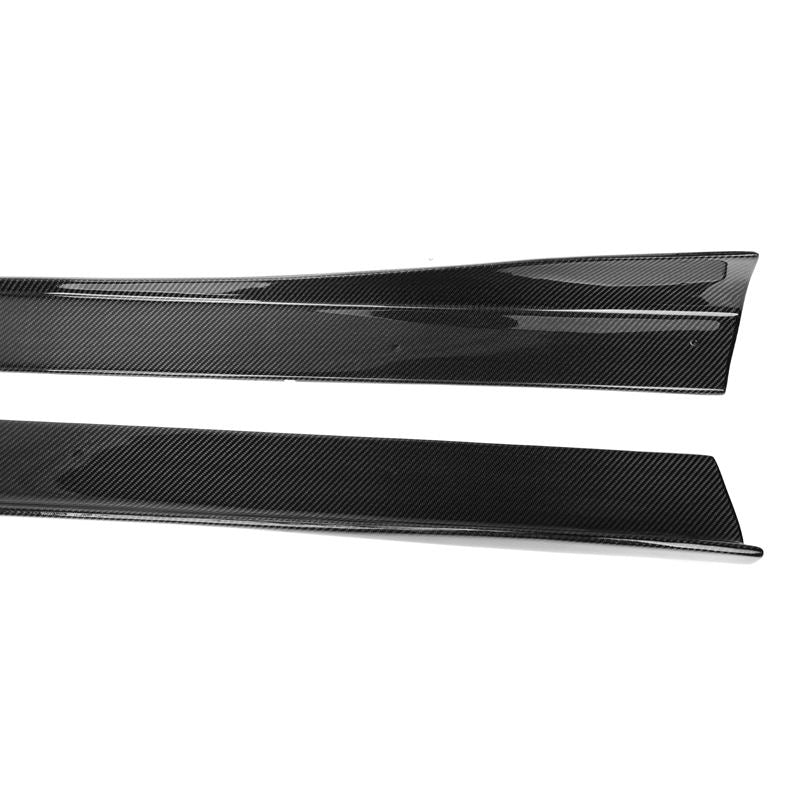 BMW M3 F80 / M4 F82 F83 Carbone Style 3D Extensions de bas de caisse (2014-2018)