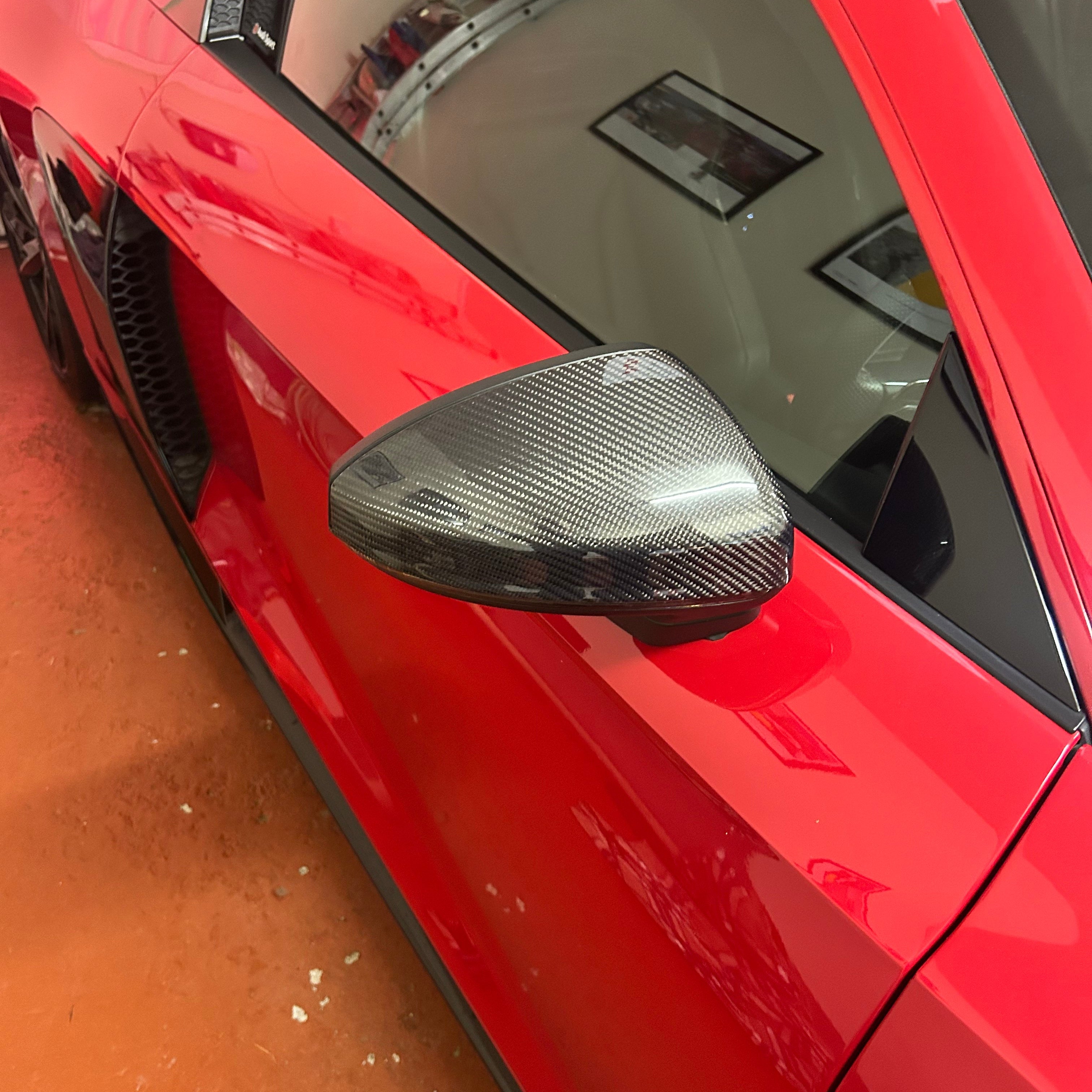 Audi TT TTS TTRS MK3 8S & R8 4S Gen 2 Carbone Pré-imprégné Coques de rétroviseur par OPTIC (2015-2024)