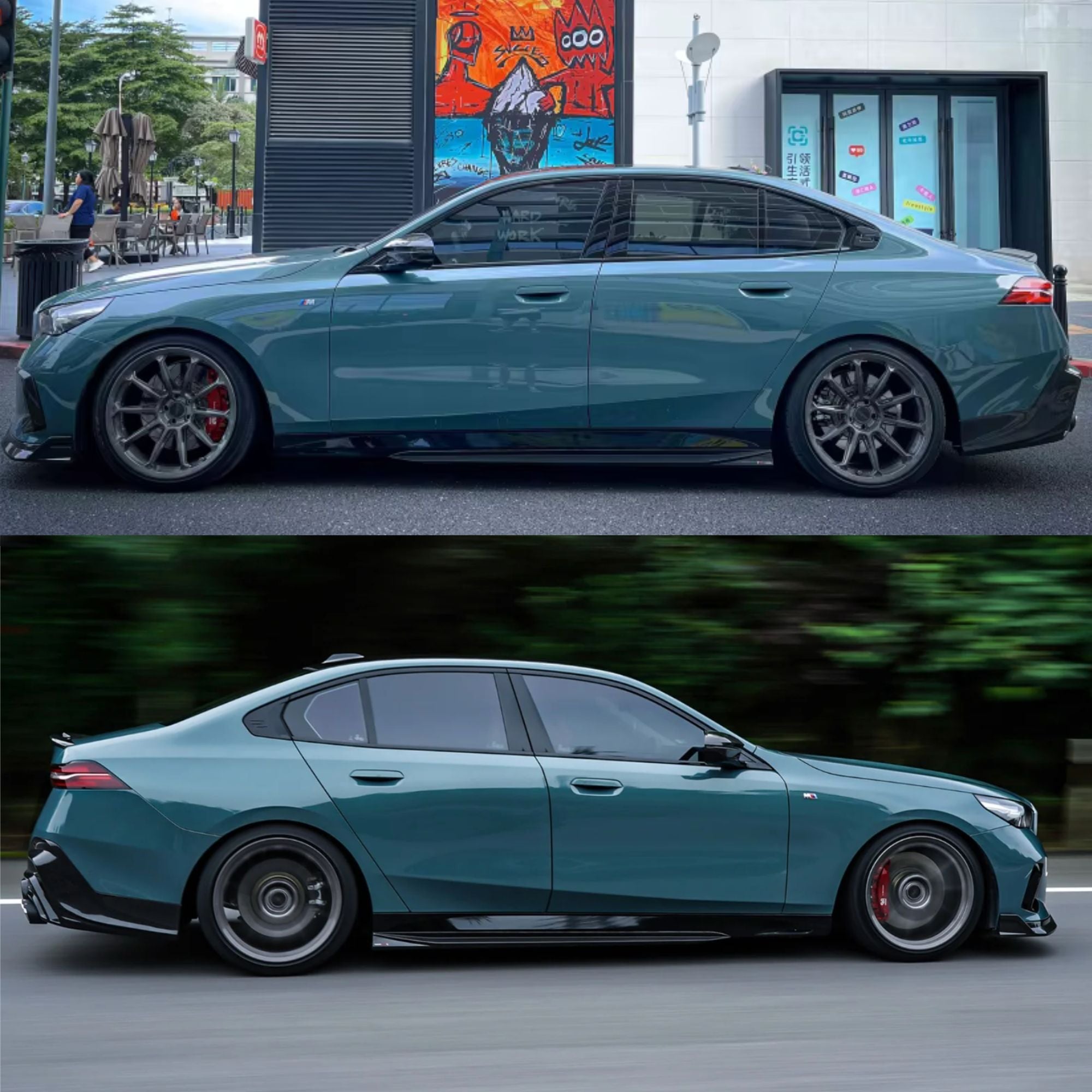 BMW 5er G60 G61 Prepreg-carbon Tk Stil Seitenschweller von OPTIC (2024+)