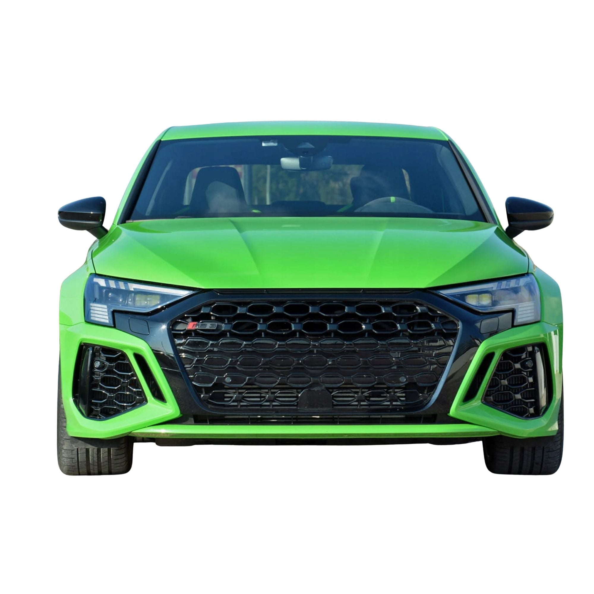 Calandre nid d’abeille noire brillante style RS3 pour Audi A3/S3 8Y (2021-2024)