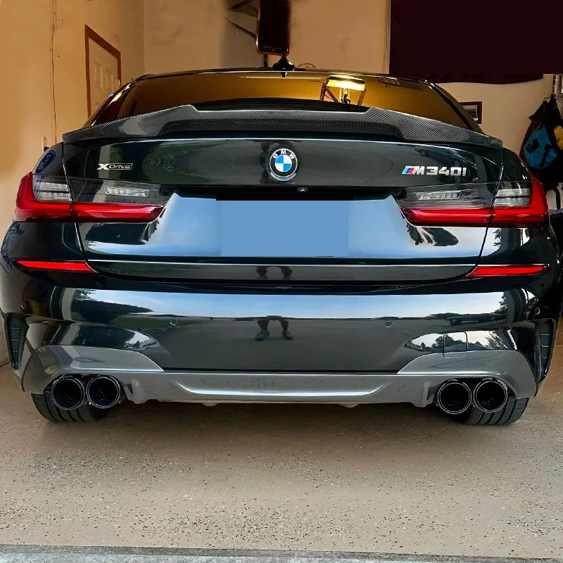 BMW Série 2/3/4 | G42/G20/G22 | M240i/M340i/M440i Embouts d'échappement quadruples en carbone