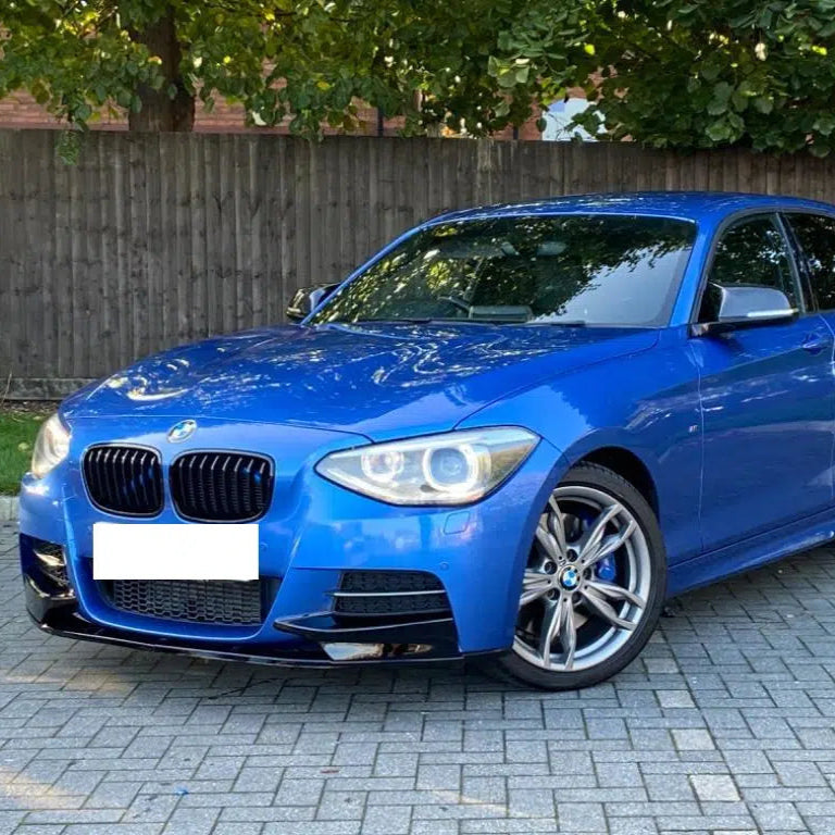 BMW 1 Series Pre-LCI Gloss Black Single Slat Front Grills F20 F21 (2011-2014)