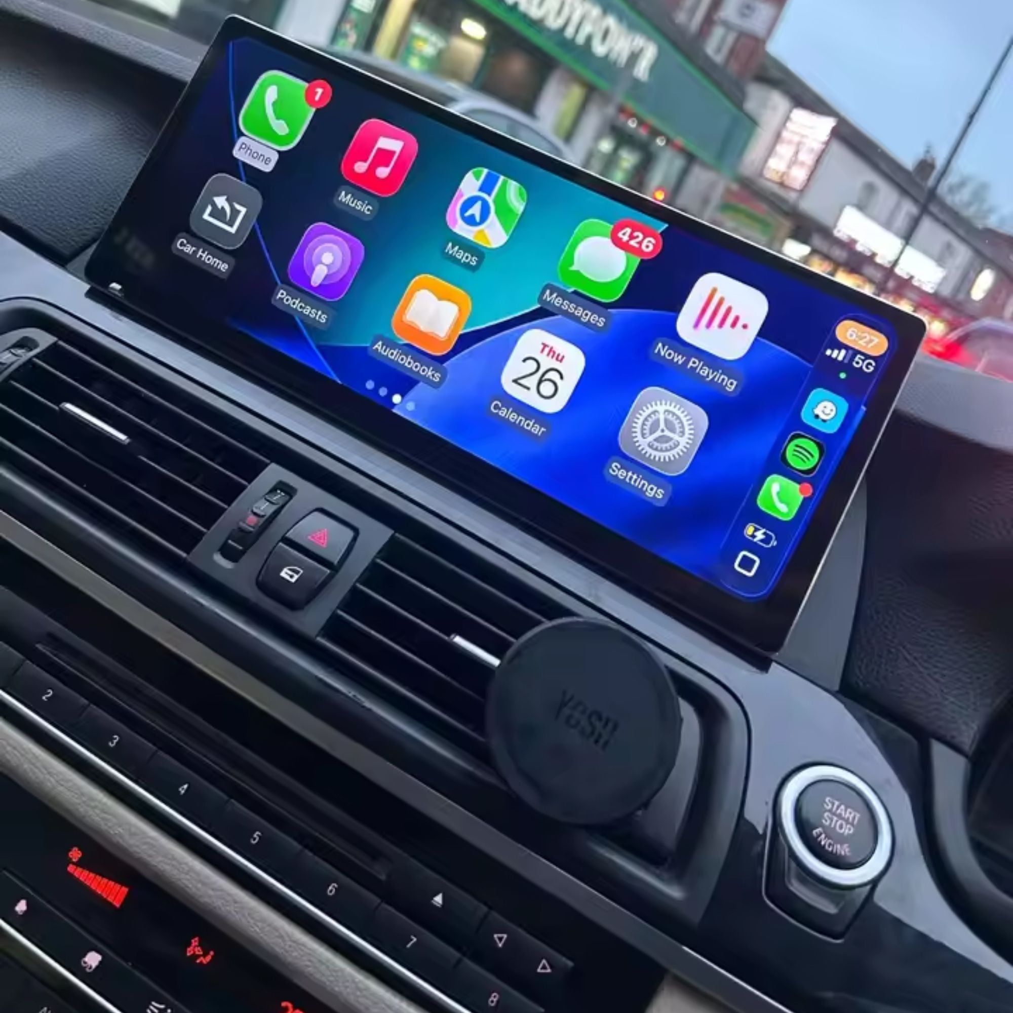 BMW 5er/M5 F10/F11 | 12.3" Apple CarPlay/Android Auto Touchscreen Display | (2010-2017)