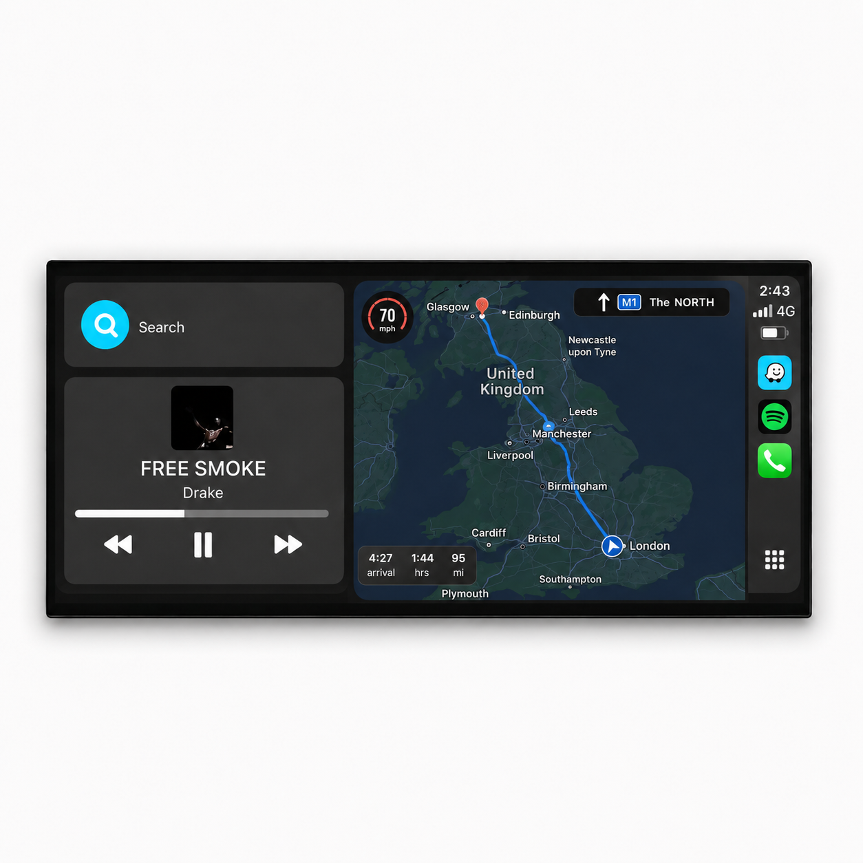 BMW X3/X4 F25/F26 | 12.3" Apple CarPlay/Android Auto Touchscreen Display | (2010-2018)