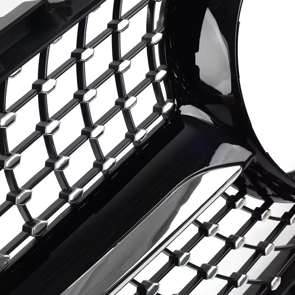 Mercedes GLA X156 Facelift Hochglanz Schwarze Diamant Style Grill (2017-2020)