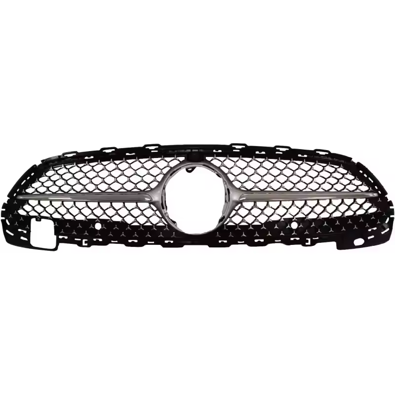 Mercedes C-Klasse W206 Hochglanz Schwarze Diamant Style Grill (2021+)