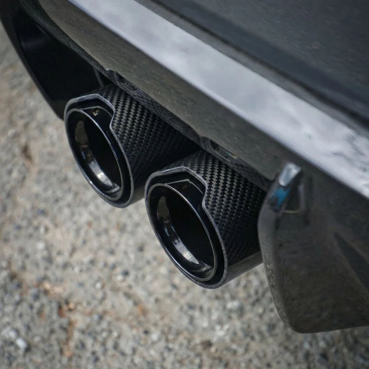 BMW Série 2/3/4 | G42/G20/G22 | M240i/M340i/M440i Embouts d'échappement quadruples en carbone