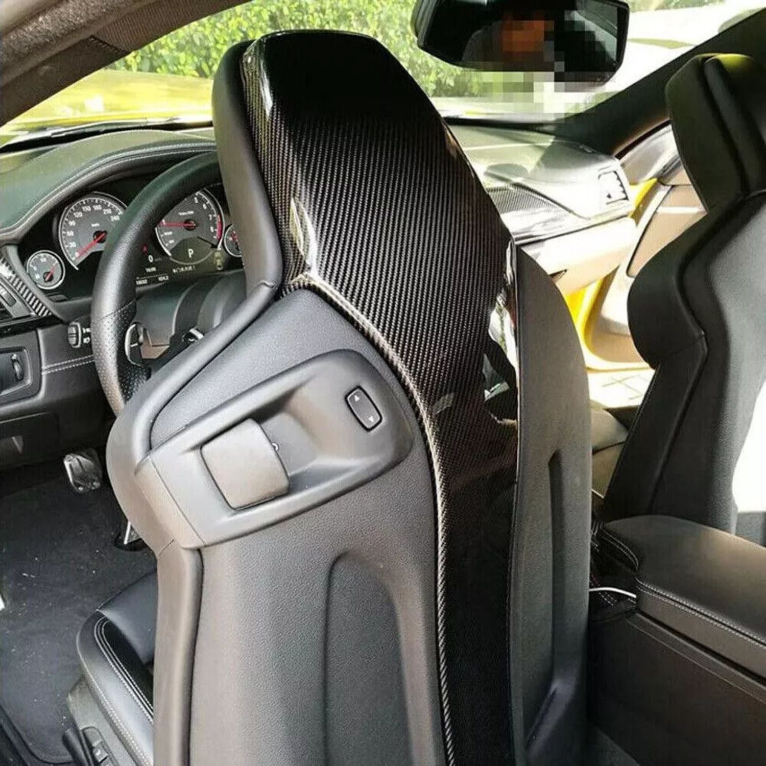 BMW M3 F80 / M4 F82 F83 Prepreg-carbon Sitzrückenbezüge von OPTIC (2014-2019)